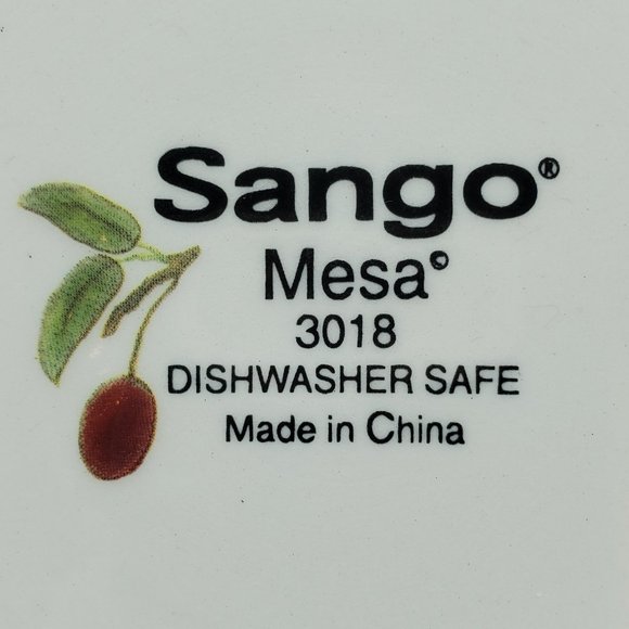 Sango Mesa 3018 Rim Soup Bowls Stripes Aztec Southwest Pattern - Picture 5 of 7